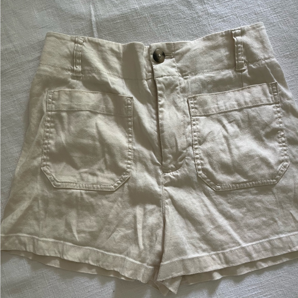 Maeve (Anthropologie) Linen Shorts